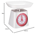 Casa&amp;Casa Mechanical Kitchen Scales, Professional Food Weighing Scale with Classic Analog Display.