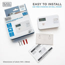 BLACK+DECKER Carbon Monoxide Alarm and Detector with LCD Screen