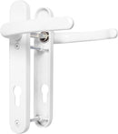Securit UPVC Keyed Door Handle White (122mm x 92mm) | Front & Back