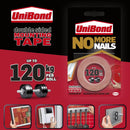 Unibond No More Nails Ultra Strong Roll Permanent 19mm x 1.5m