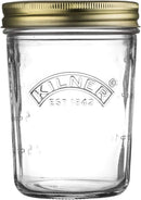 Kilner Wide Mouth Screw Top Lid Preserving Glass Jar 0.35 Litre Transparent (0025.898)