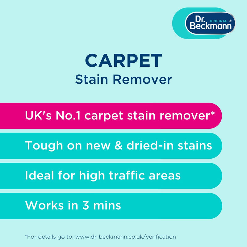 Dr Beckmann - UK's No1 Carpet Cleaning Fluid &amp; Brush Adapter 650ml