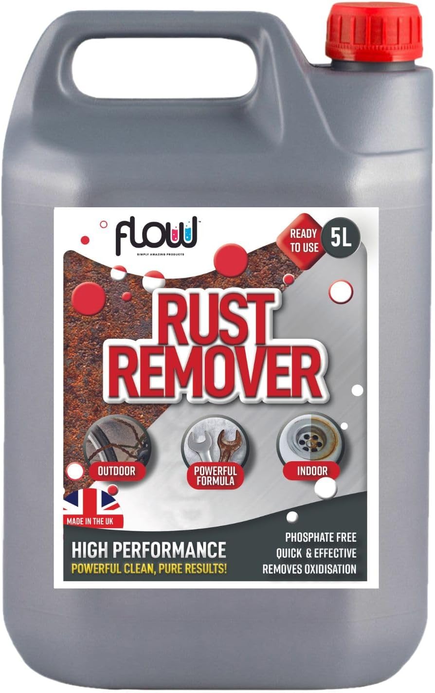 Flow Rust Remover Solution | 1 x 5 Litre – UK Business Supplies