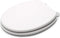 Croydex Flexi-Fix Toilet Seat, Wood White & Chrome WL600822H