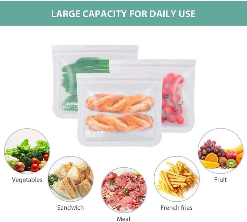 Ziploc Freezer Variety Bags | 4 Sizes | Microwave Compliant |  347 Pack