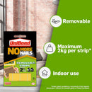 Unibond No More Nails Removable Translucent Strips Ref 781739 - Pack 10