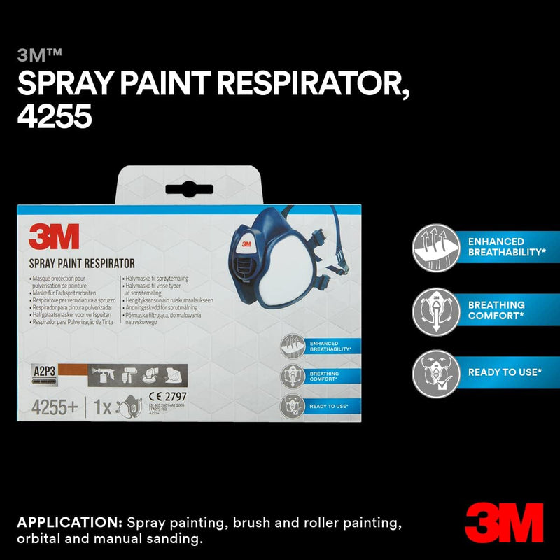 3M 4255+ Maintenance Free Gas/Vapour and Particulate Respirator