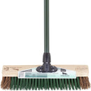 Charles Bentley Charnwood 16" Utility Broom with Scraper for Garden & Outdoor Maintenance Premiu