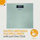 Blue Canyon Digital Bathroom Scales| Led Display| 180Kg Max Capacity Silver