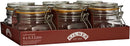 Kilner Branded 0.5 Litre Square Glass Clip Top Preservation Storage Jar (0025.510)