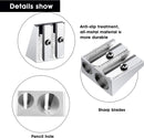 Rapesco Pencil Sharpener - Traditional Double Hole Sharpener (Pack of 20)
