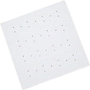 Blue Canyon Nonslip Antibacterial Rubber Shower Mats 53X53 Cm White