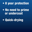 Hammerite Direct To Rust Metal Paint - Smooth Black Finish 2.5L