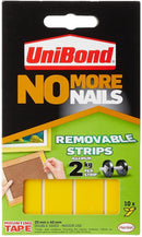 Unibond No More Nails Removable Translucent Strips Ref 781739 - Pack 10