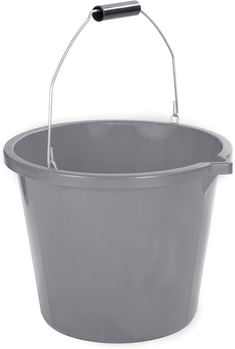 Wham Bam Grey Upcycled STRONG 10 Litre Bucket