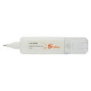 5 Star Rollerball Correction Pen Fine Metal Tip Applicator 12ml White (Pack of 12)
