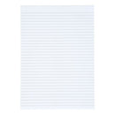 5 Star Memo Pad Headbound Ruled 160 Pages A4 60gsm White Paper (Pack of 10) 638701
