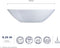 Luminarc Harena Multi-Purpose White Strengthened Glass Bowl 16cm