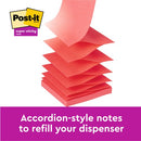 Post-it Super Sticky Z-Notes 76x76mm 90 Sheets Cardboard Packaging Yellow (Pack of 12) R330-12SSCY