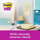 Post-it Super Sticky Z-Notes 76x76mm 90 Sheets Cardboard Packaging Yellow (Pack of 12) R330-12SSCY