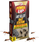Doff Power Up Ant Killer Bait Station | Pre-Baited Traps | 1 x 2 Pack