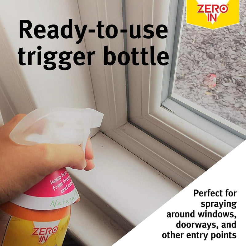 Zero In Spider Repellent  | Indoor Peppermint Oil Spray for Spiders | 500ml