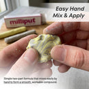 Milliput Standard Yellow Grey Epoxy Putty 125g