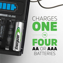 Energizer AA/AAA 1 Hour Charger & 4 Batteries