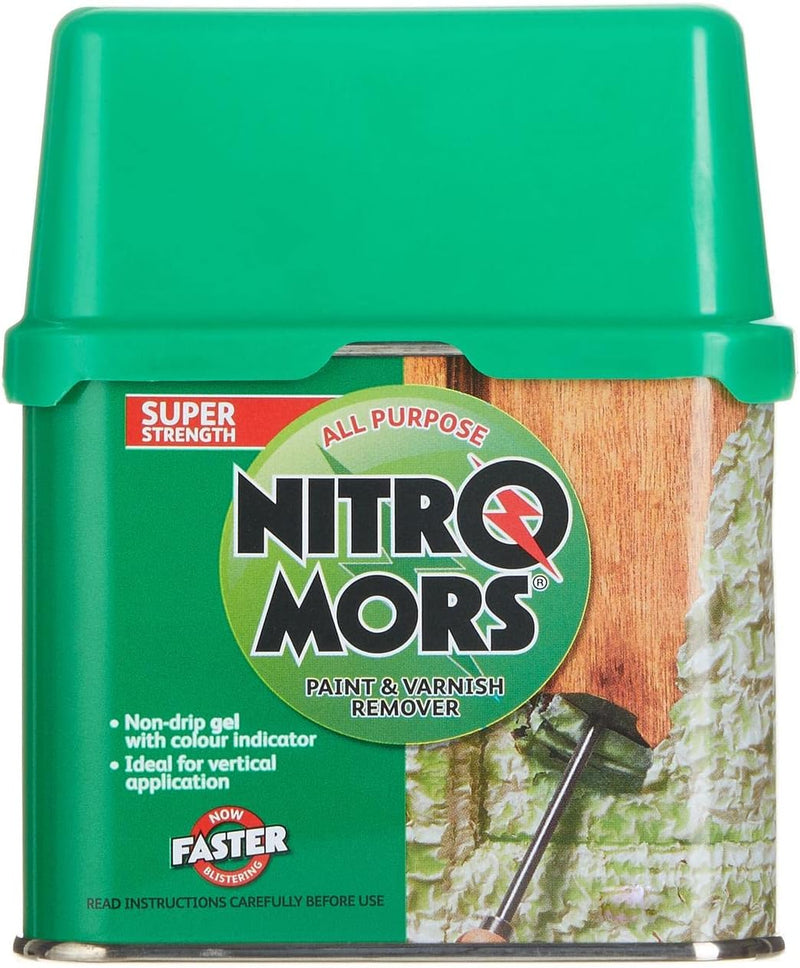Nitromors Original Paint Stripper, Varnish & Lacquer Remover, For Wood, Metal & Concrete, 375 Ml