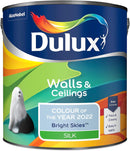 Dulux Walls & Ceilings | Silk Emulsion Paint | Bright Skies | 1 x 2.5 Litre Tin