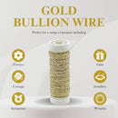 Oasis Floral Designs | Gold Bullion Wire | 25g x 30m Length