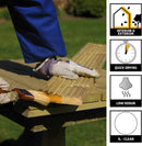 Everbuild Wood Preserver | Interior And Exterior Use| Low Odour | Quick Drying | Long Lasting Protection | Clear | 5 L