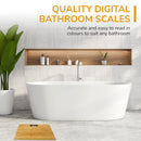 Blue Canyon Bamboo Digital Display Bathroom Scales 180Kg Max Capacity