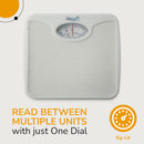 Blue Canyon Mechanical Sz Series Bathroom Scales 125Kg Max Capacity White