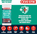 Evo Stik Wall Tile Grout Mould Resistant White 500G