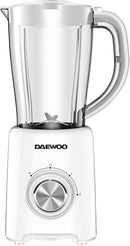 Daewoo Jug Blender with Coffee Grinder Attachment |  1500ml Capacity | 4 Speed | White