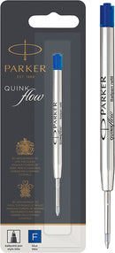 Parker Quink Flow Ballpoint Refill for Ballpoint Pens Fine Blue (Single Refill) - 1950368
