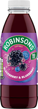 Robinsons RTD Blackberry & Blueberry Bottle 12 x 500ml