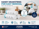 Addis 50–60L Bin Liners with Drawstring | 1 x Roll 15 Bags
