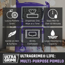 UltraGrime Multi-Purpose Pomelo XXL+ Biodegradable Cleaning Wet Wipes