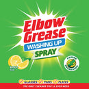 Elbow Grease Amazing Washing Up Spray Lemon Fresh, Spray, Wipe, Rinse, 500 Ml