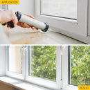 Everbuild External Frame Sealant |  Mould-Resistant | White | 290ml Cartridge