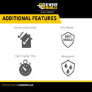 Everbuild Forever Clear Anti-Mould Silicone Sealant Clear – 295Ml