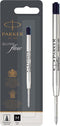 Parker Quink Ballpoint Pen Refill Medium Black Blister S0909550