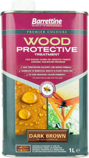 Barrettine Wood Protective Treatment 1L - Dark Brown