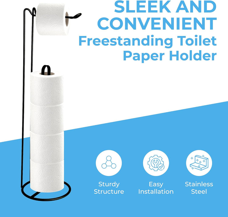 Blue Canyon Stainless Steel Toilet Roll Holder Grey