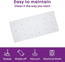 Blue Canyon Anti-Bacterial Rubber Bath Mat - White (34 X 74Cm)