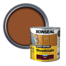 Ronseal Teak Satin Woodstain | Soft or Hard Wood | Quick Drying | 250ml
