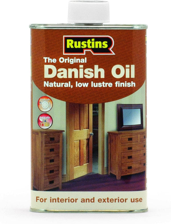 Rustins Original Danish Oil | Interior & Exterior | 5 Litre