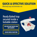 The Big Cheese Ultra Power Ready-Baited Rat Trap Kit | All-In-One Set | Reusable